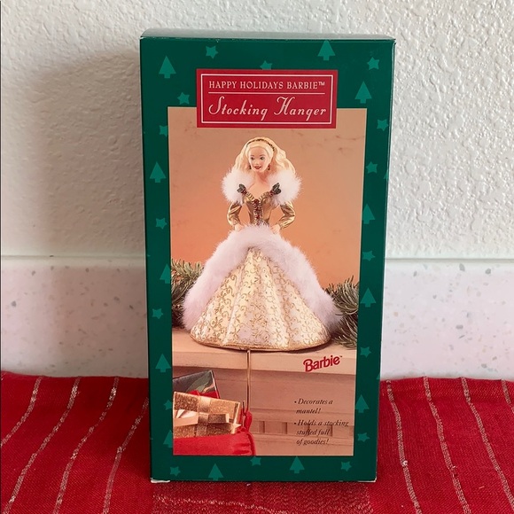 ‘95 Hallmark Happy Holidays Barbie Stocking Hanger - Picture 13 of 16